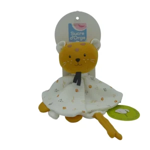 Doudou ours plat coton bio - Tetinou Doumou - Sucre d'Orge