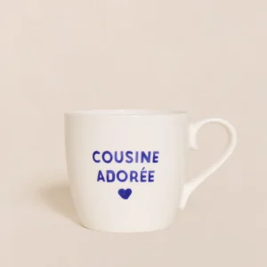 Le mug Cousine adorée - bleu