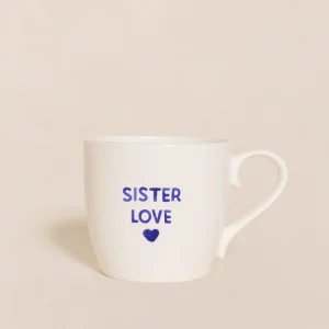 Le mug Sister love - bleu
