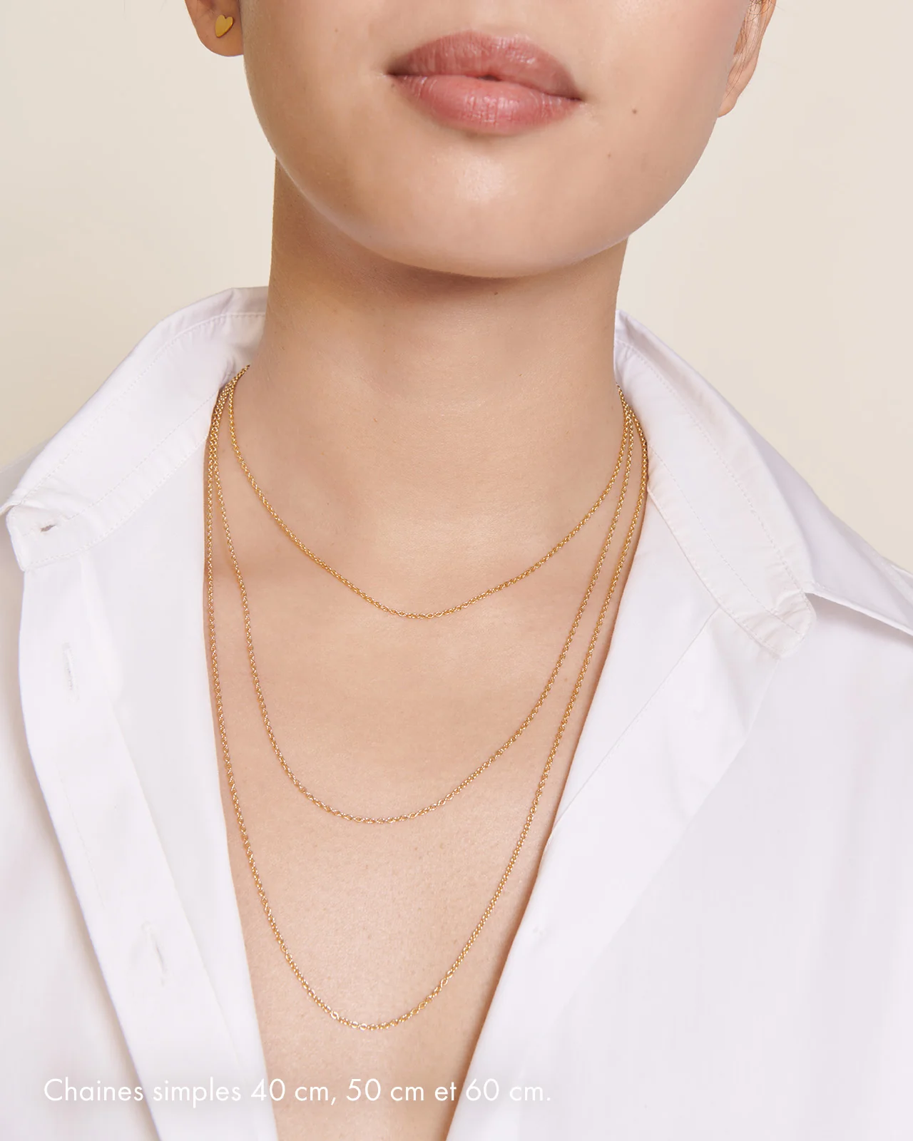 Le collier chaîne simple – Image 2