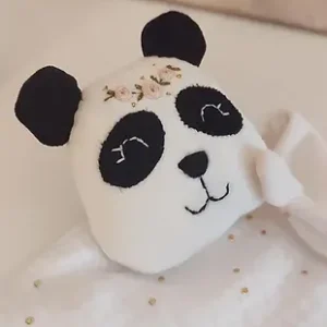 Doudou Gao le Panda - doudou fait main personnalisé