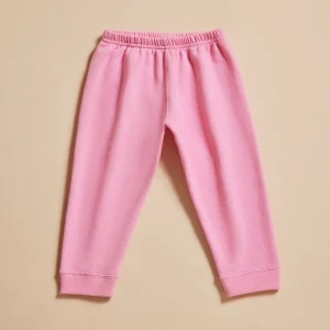 Le pantalon Pia en coton bio - rose