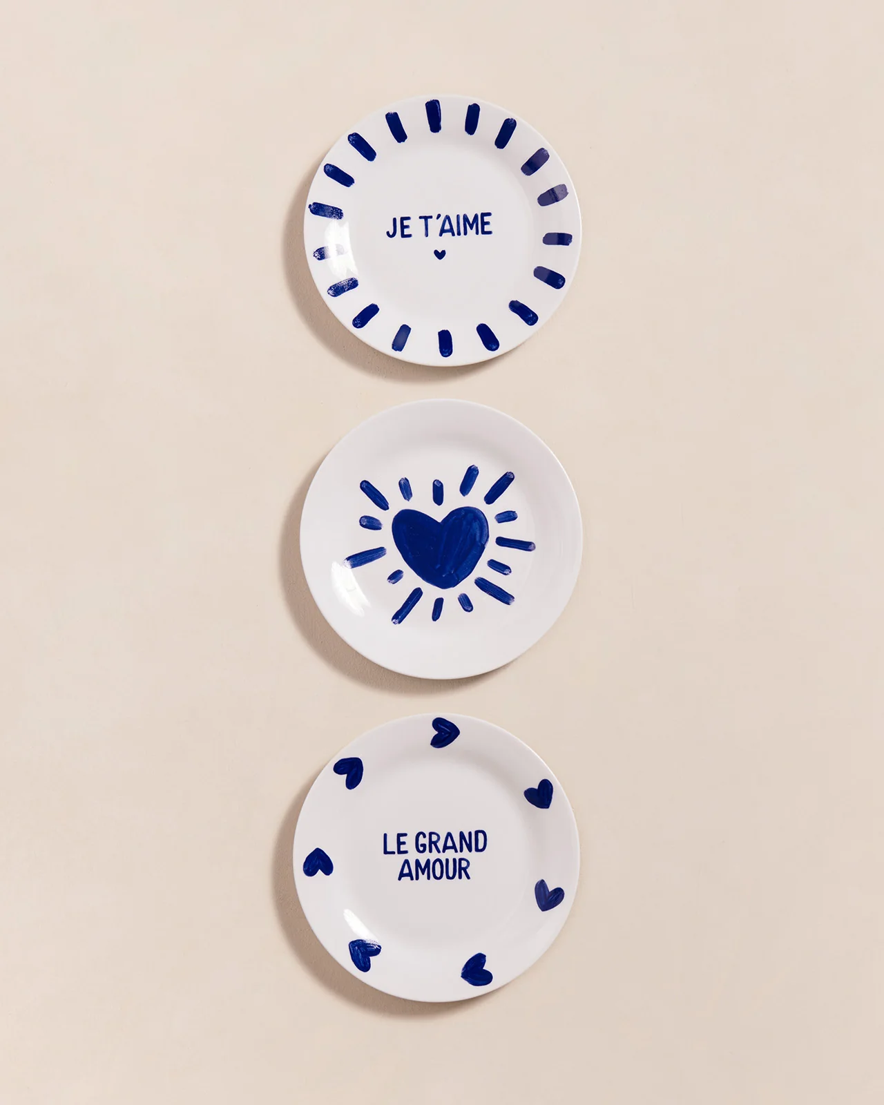 L'assiette Je t'aime en porcelaine - 19 cm – Image 3