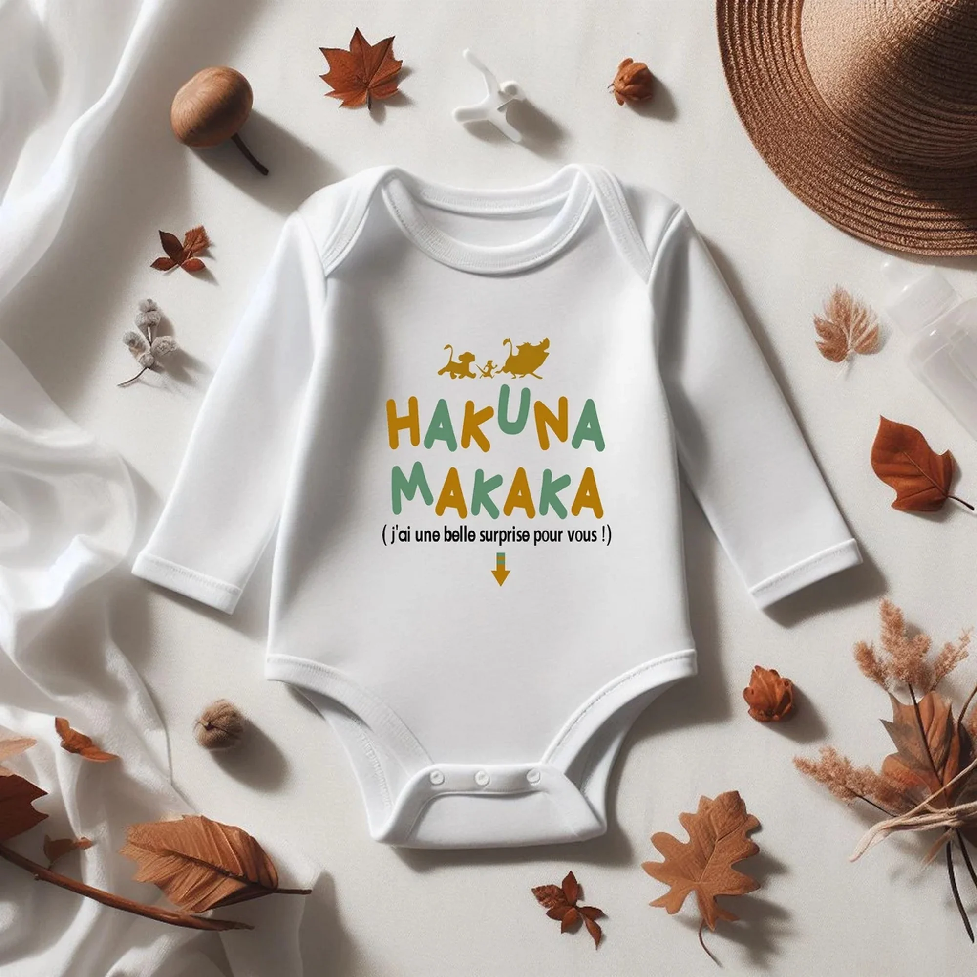 Body bébé humour, body bébé "Hakuna Makaka". – Image 2