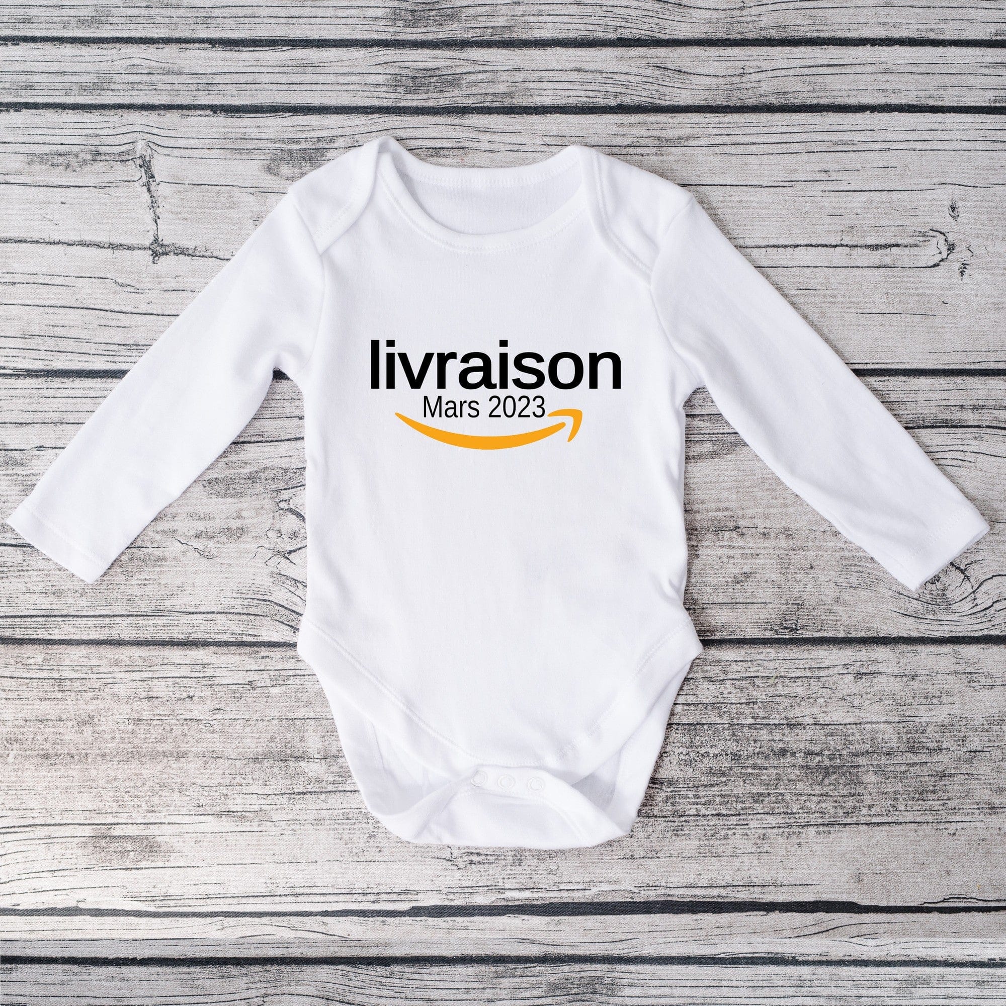 Body de bébé personnalisé annonce grossesse Amazon – Image 3