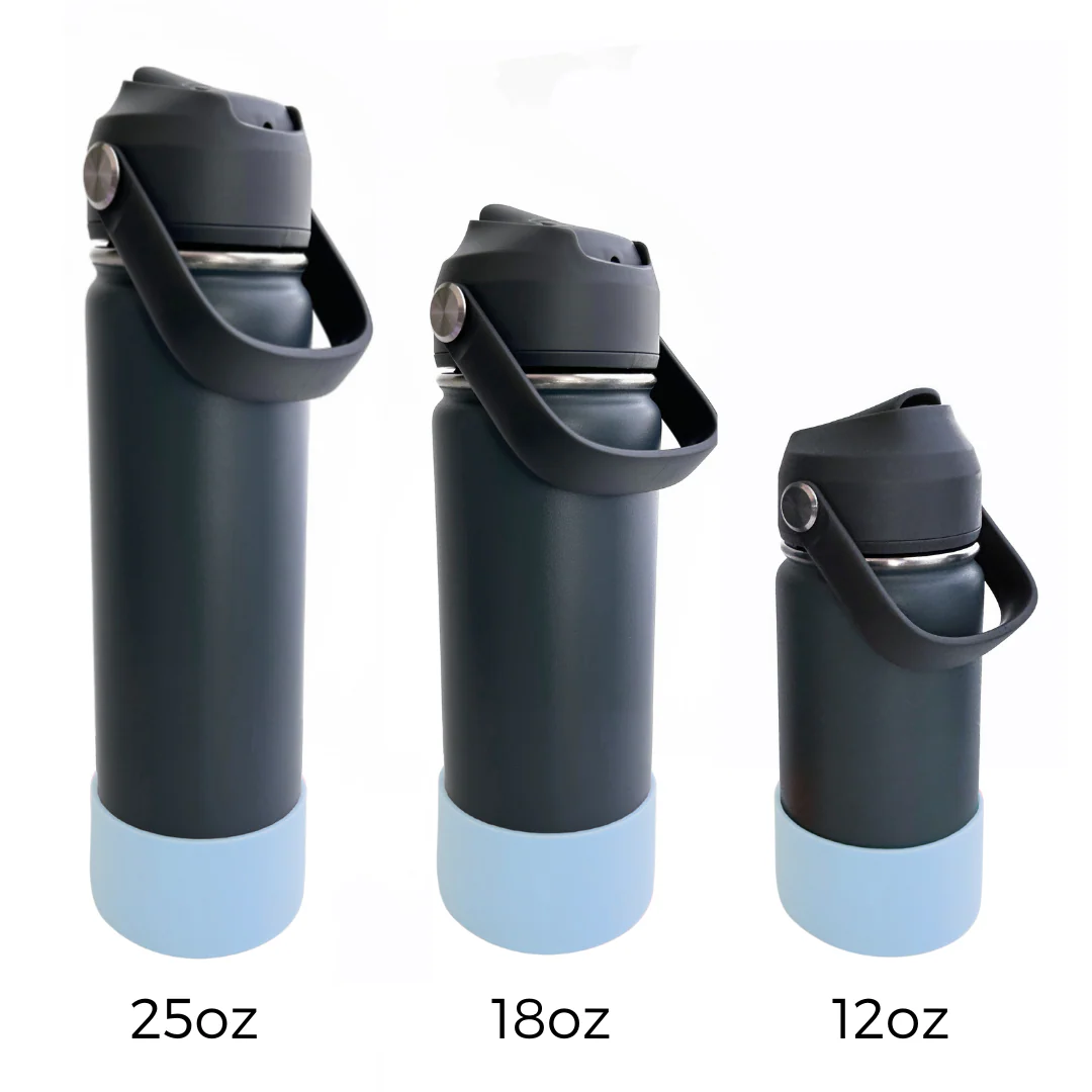 Bouteille d'eau personnalisée bleu pâle