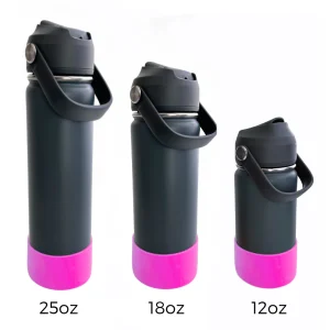 Bouteille d'eau personnalisée fushia