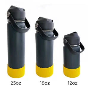 Bouteille d'eau personnalisée jaune