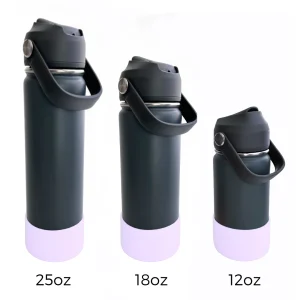 Bouteille d'eau personnalisée lilas pâle