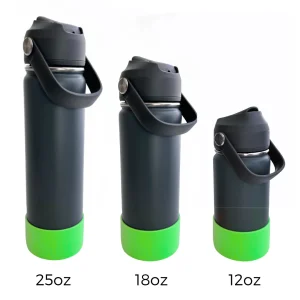 Bouteille d'eau personnalisée verte