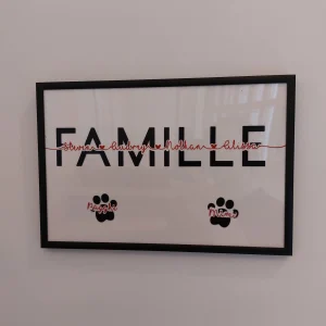 Cadre "Famille" personnalisé