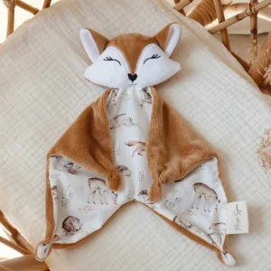 Edgard - Doudou renard personnalisé  - Minky Camel