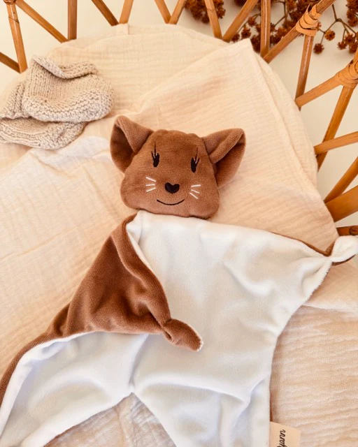 Emy Doudou souris - Doudou personnalisable - Minky Café