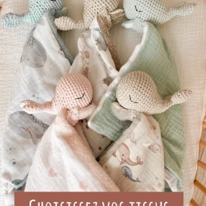 Mon doudou Baleine personnalisé 🐳