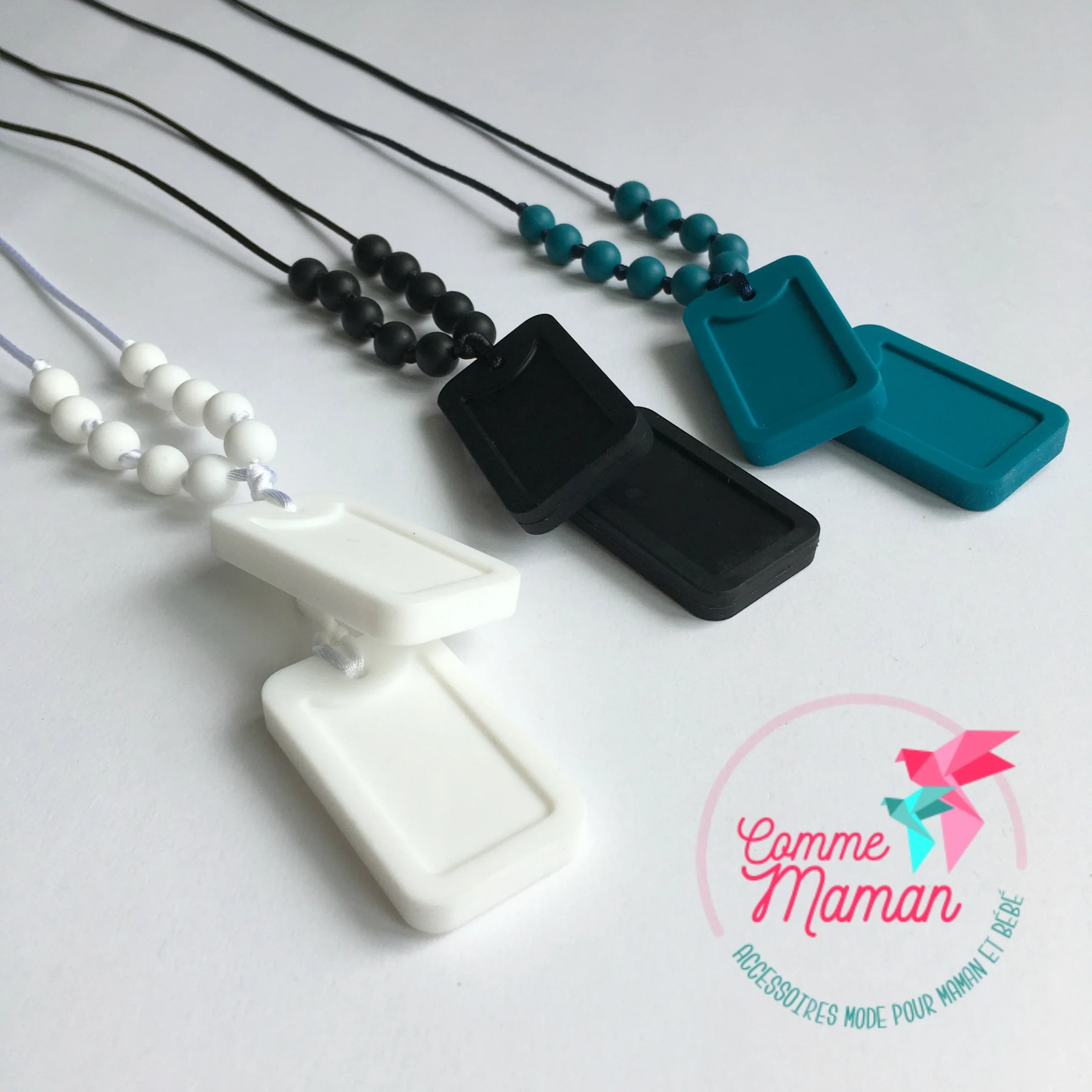 Collier d'allaitement JAMES, plaques d'armée, collier de dentition, portage, collier pour papa – Image 3