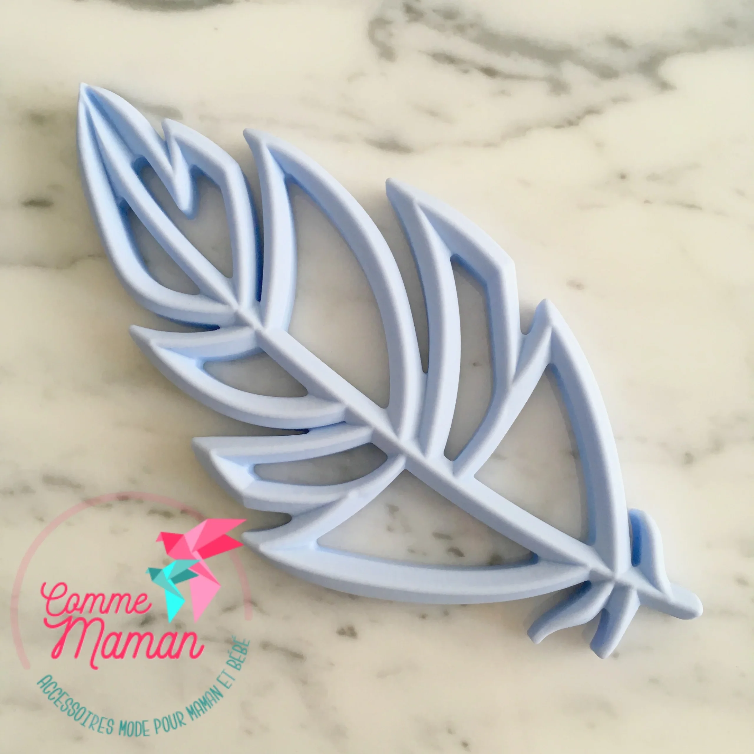 Jouet de dentition PLUME, jouet à mordiller, poussée dentaire, cadeau de shower – Image 6