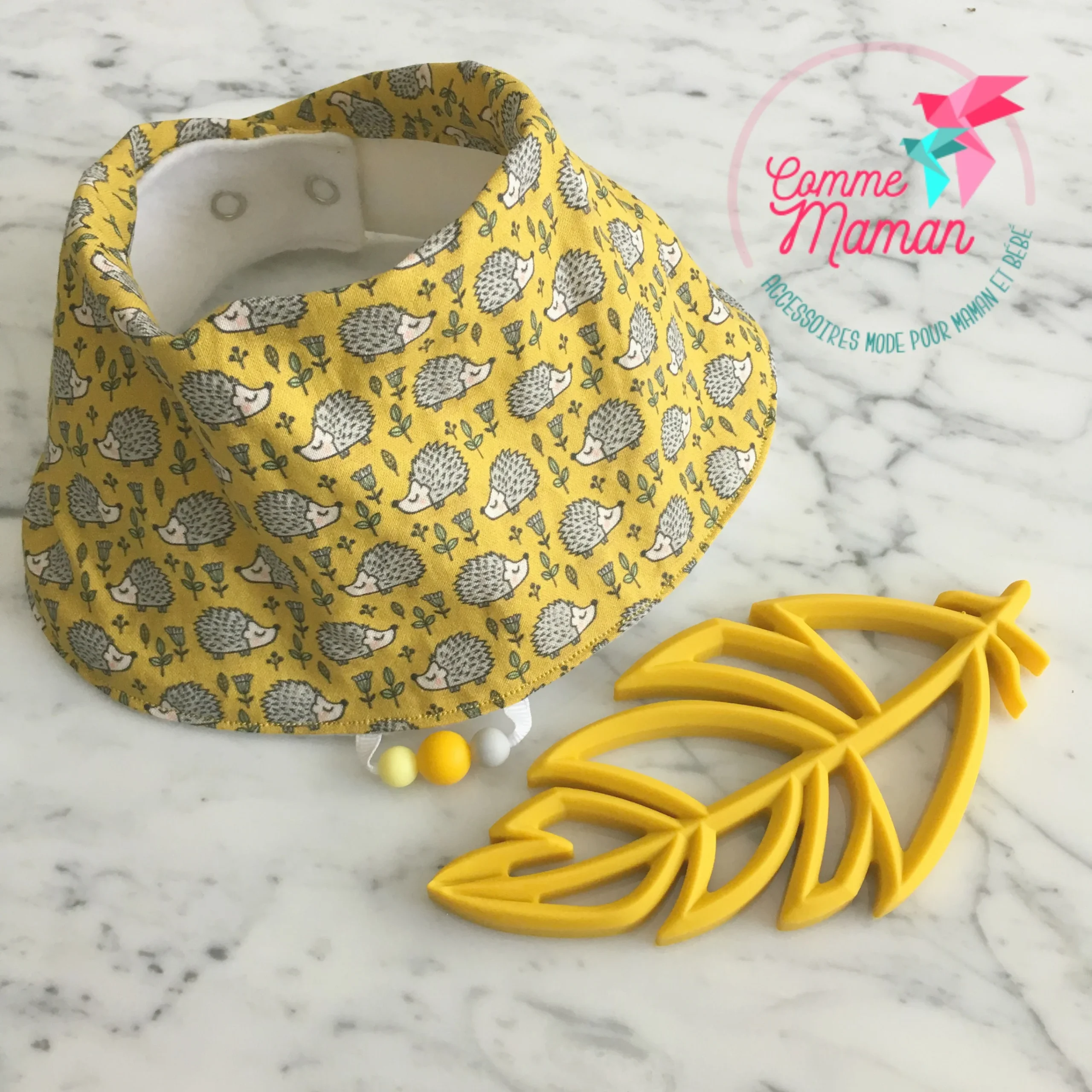 Jouet de dentition PLUME, jouet à mordiller, poussée dentaire, cadeau de shower – Image 5