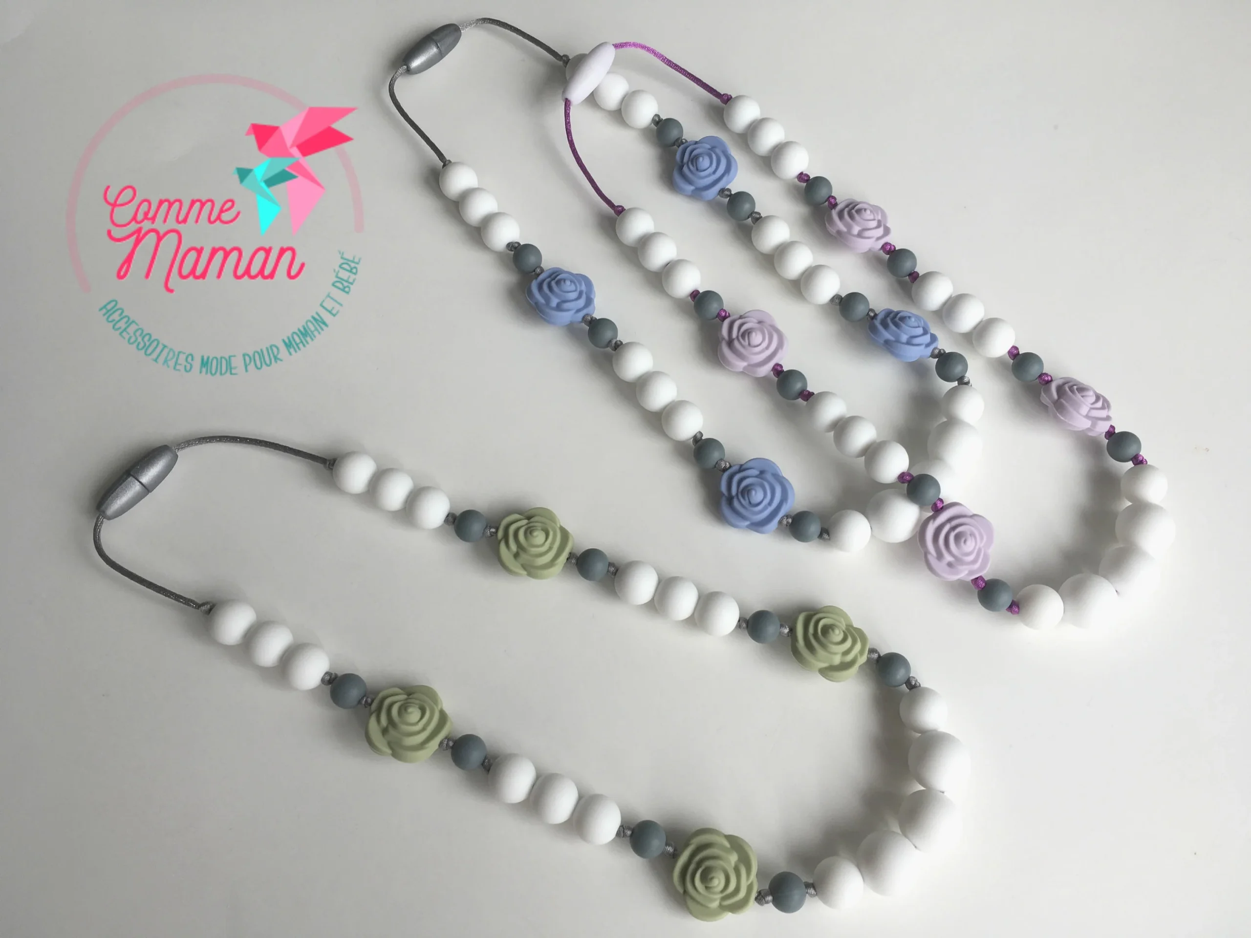 Collier d'allaitement DAISY, collier de dentition, portage, fleurs – Image 6