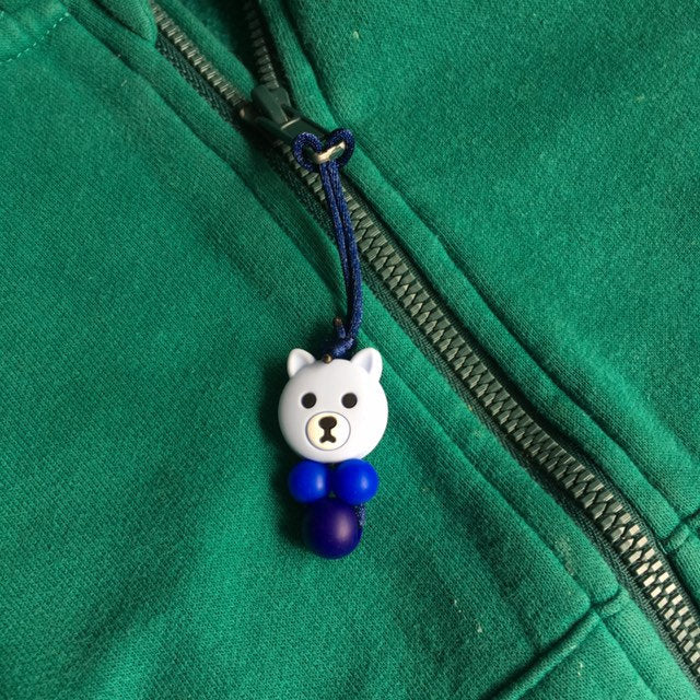 Tirette OURS pour fermeture éclair, ours, zipette, aide l'autonomie des petits, accessoire sensoriel, bille de silicone – Image 2