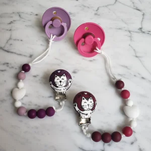 Attache-suce CHAT, je t'aime gros comme chat, modèle EVA, cadeau de shower