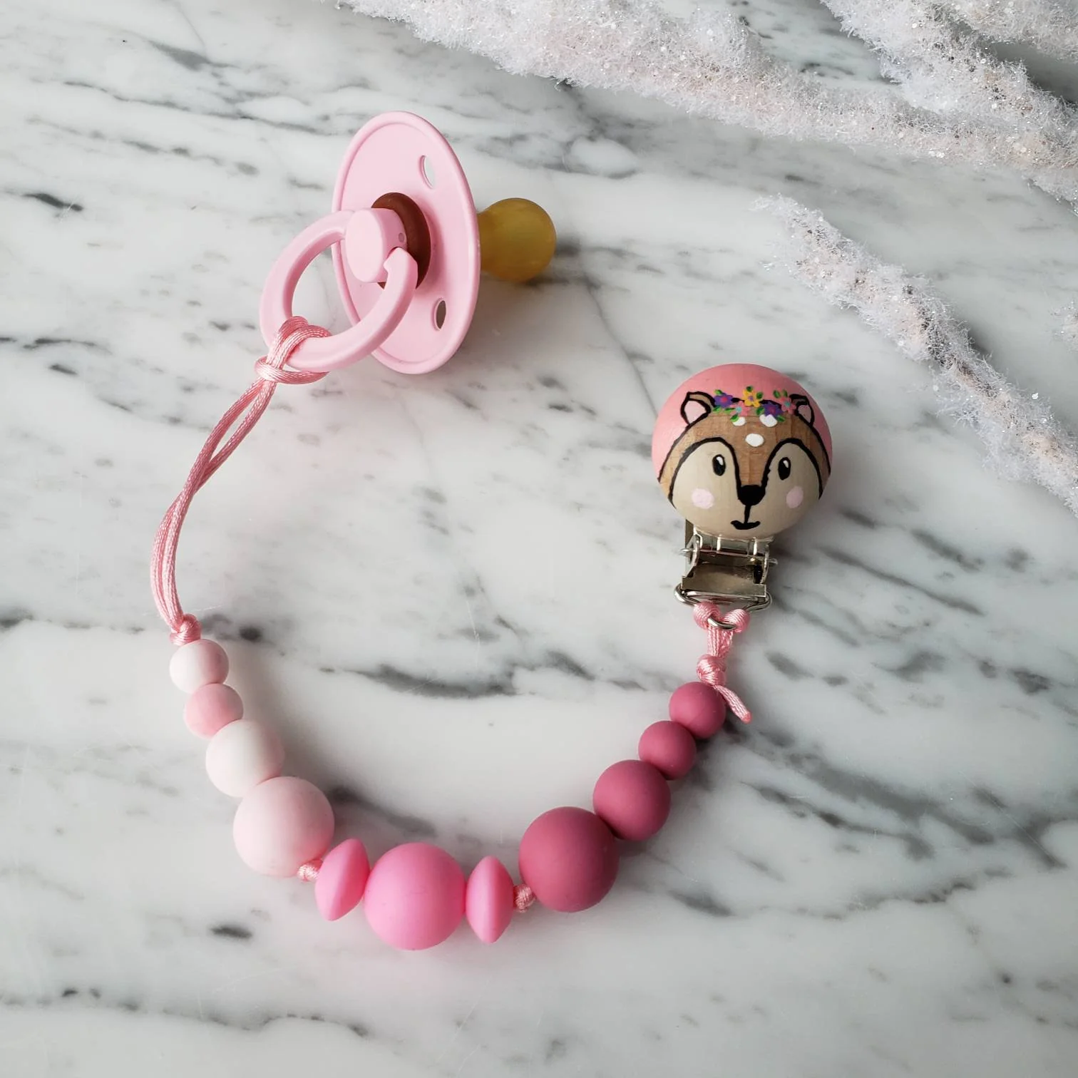 Attache-suce CHEVREUIL, faon, bambi, modèle HENRI, cadeau de shower – Image 3