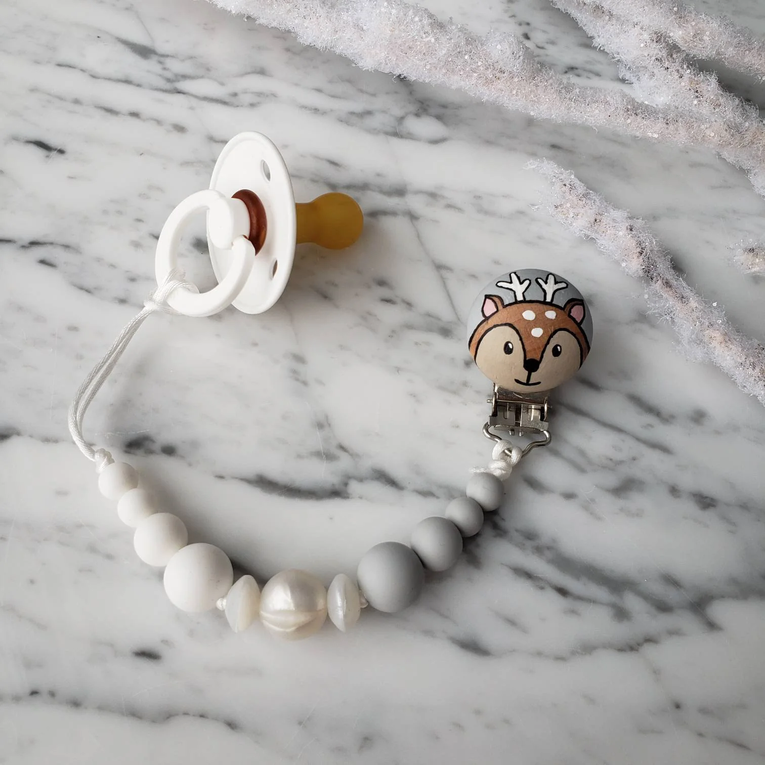 Attache-suce CHEVREUIL, faon, bambi, modèle HENRI, cadeau de shower – Image 4