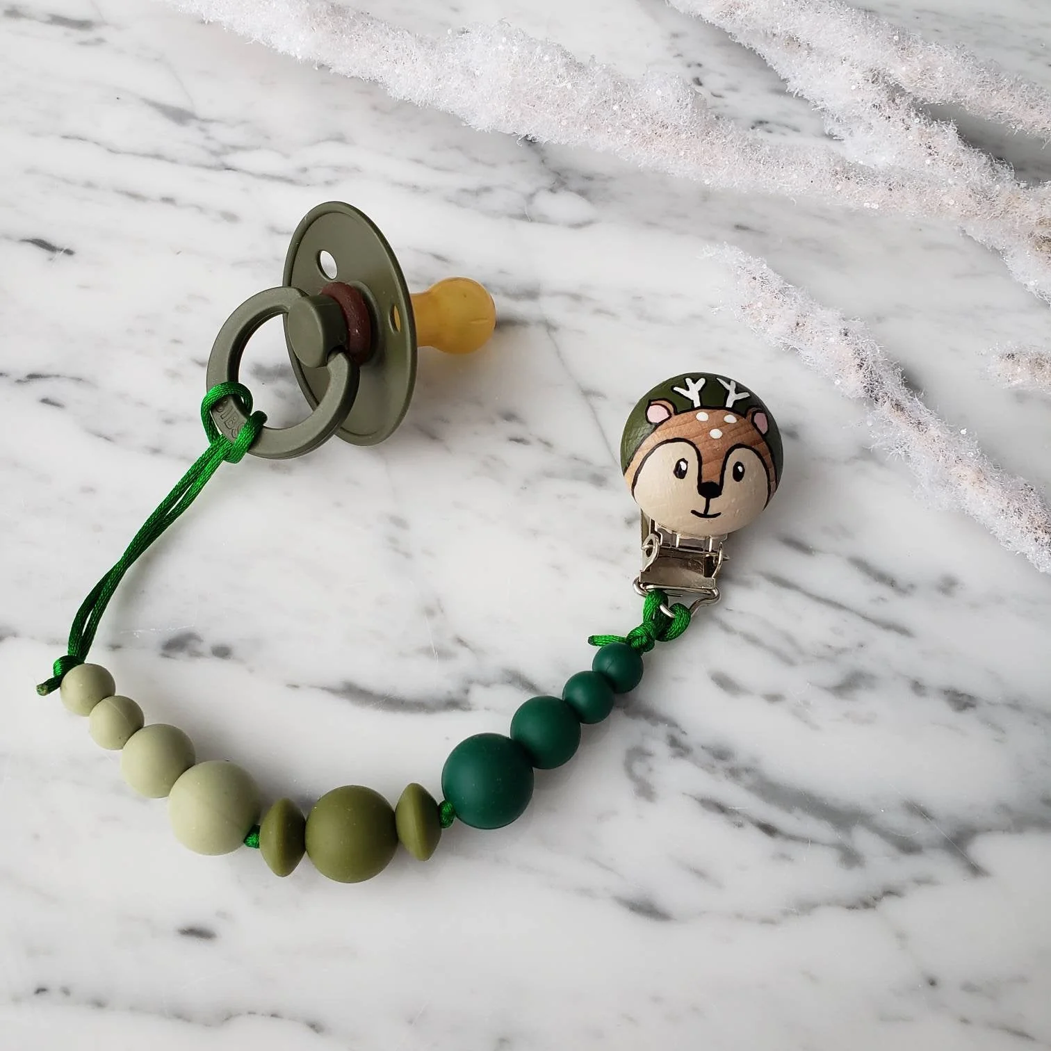 Attache-suce CHEVREUIL, faon, bambi, modèle HENRI, cadeau de shower – Image 2