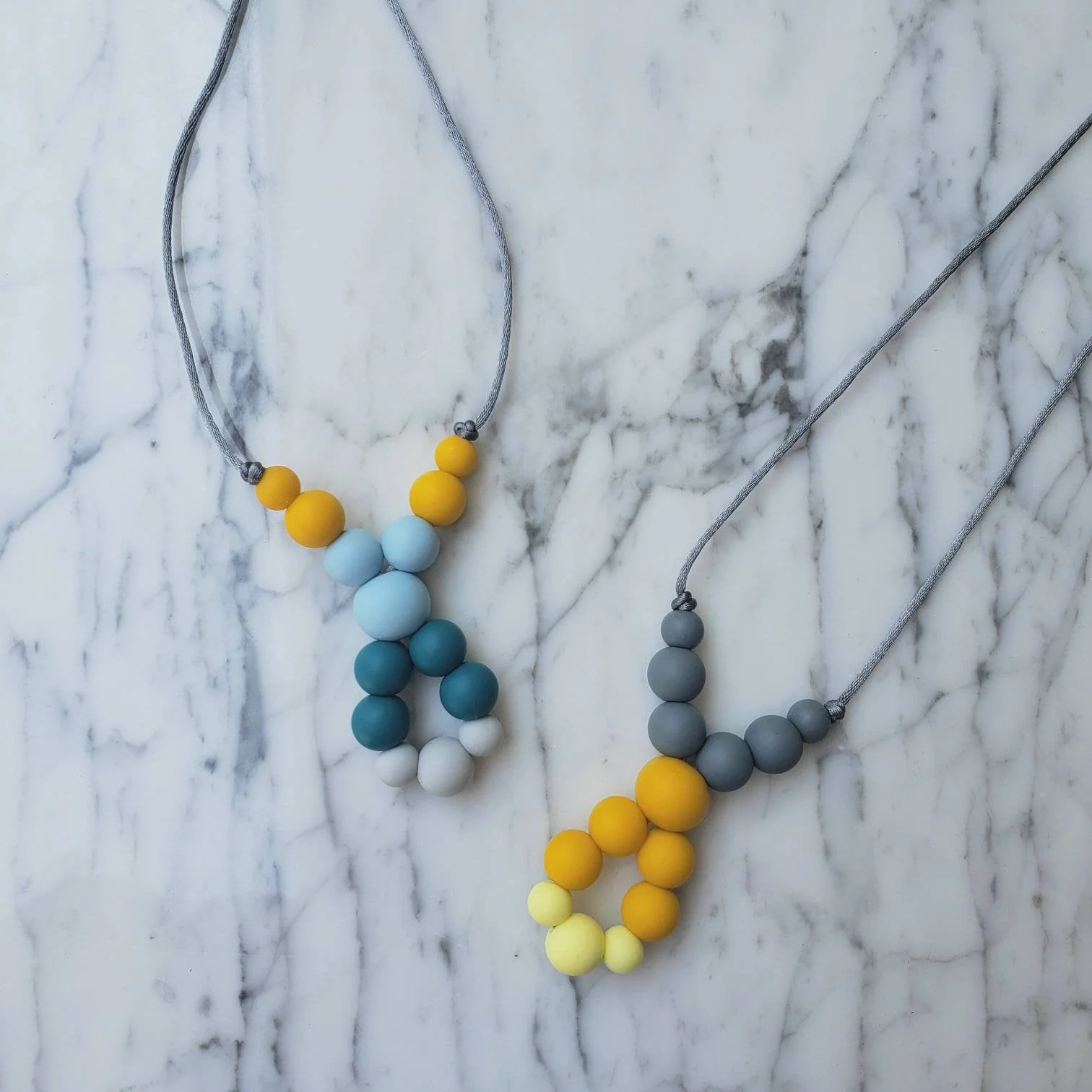 Collier d'allaitement DAHLIA, collier de dentition, collier de portage, cadeau de shower