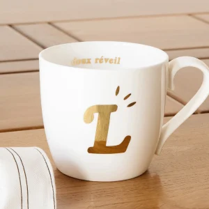Le mug Initiale dorée