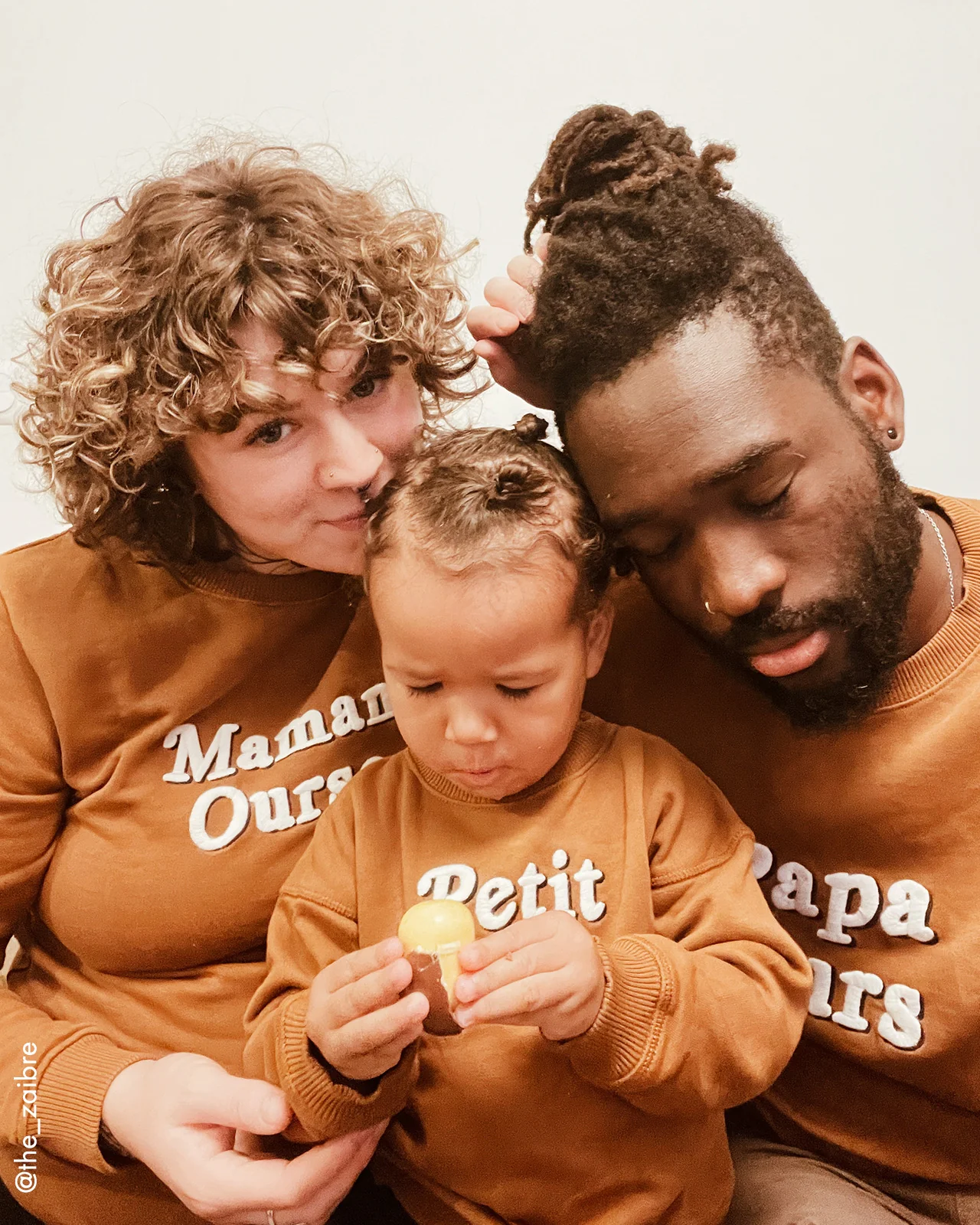 Le sweat Papa ours en coton bio - caramel – Image 6