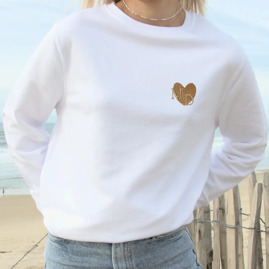 Duo broderies cœur & initiales – Image 4