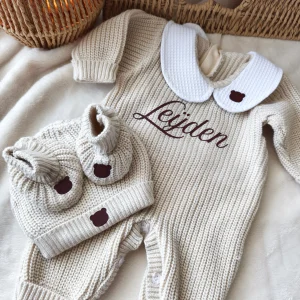 Ensemble col maille - Prénom