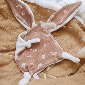 Doudou lapinoudoux - modèle oiseaux camel