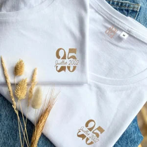 Duo broderies date du calendrier