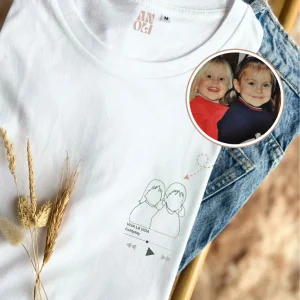 Broderie illustration line art & musique